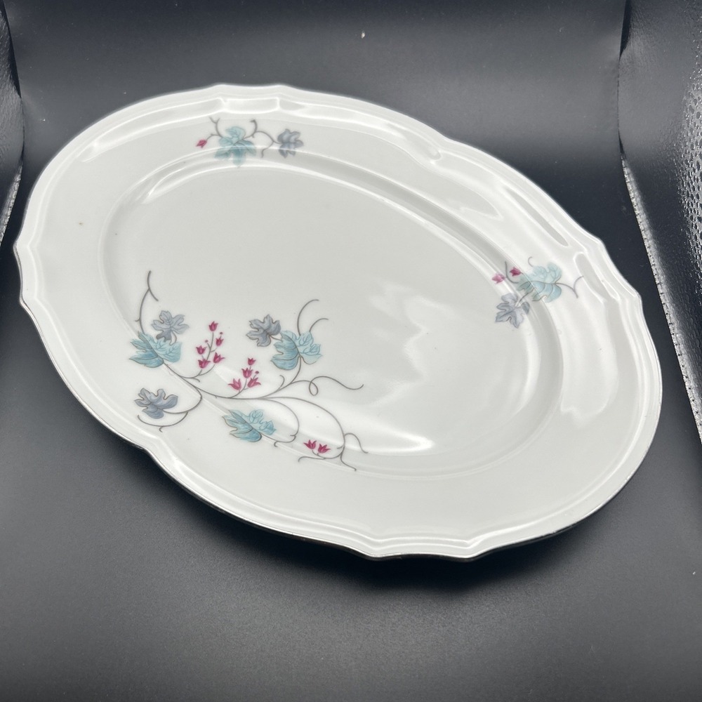 BARONET China SANDRA Germany Bavaria Oval Serving Platter, 11", RARE